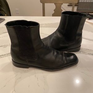 Authentic Men’s Gucci Black Leather Boots
